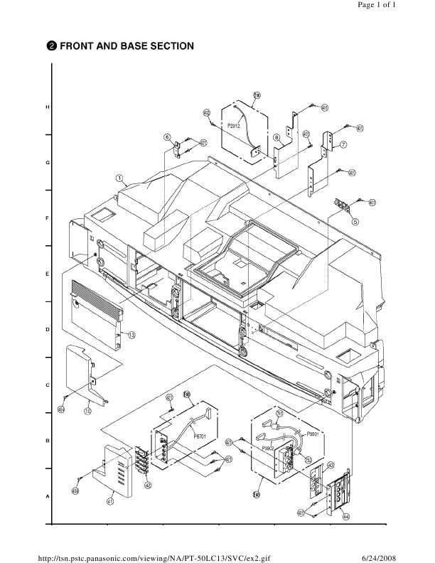 Сервисная инструкция Panasonic PT-50LC13