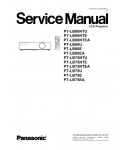Сервисная инструкция Panasonic PT-LB75, PT-LB80