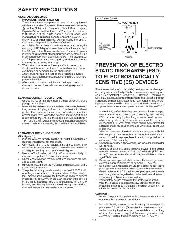 Сервисная инструкция Panasonic PV-DV100, PV-DV200, PV-DV400, PV-DV600