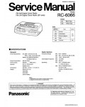 Сервисная инструкция PANASONIC RC-6066