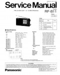 Сервисная инструкция Panasonic RF-B11