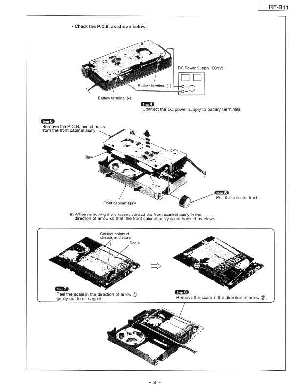 Сервисная инструкция Panasonic RF-B11