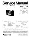 Сервисная инструкция Panasonic RQ-XV30