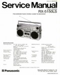 Сервисная инструкция PANASONIC RX-5150LS