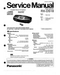 Сервисная инструкция Panasonic RX-DS18