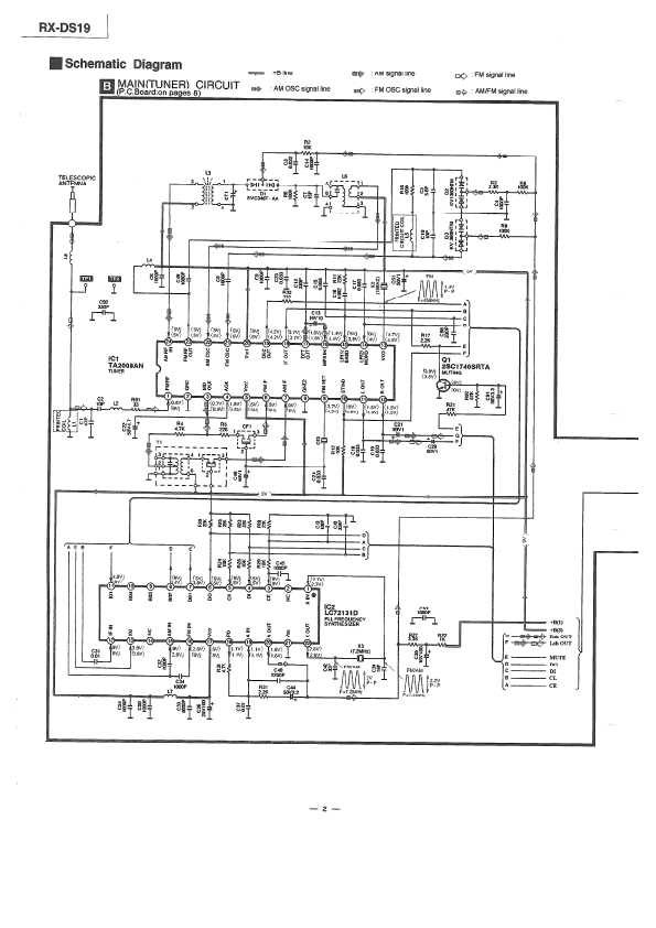 Panasonic rx dt 610 схема