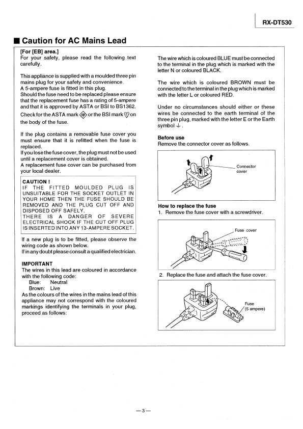 Сервисная инструкция Panasonic RX-DT530EB EG