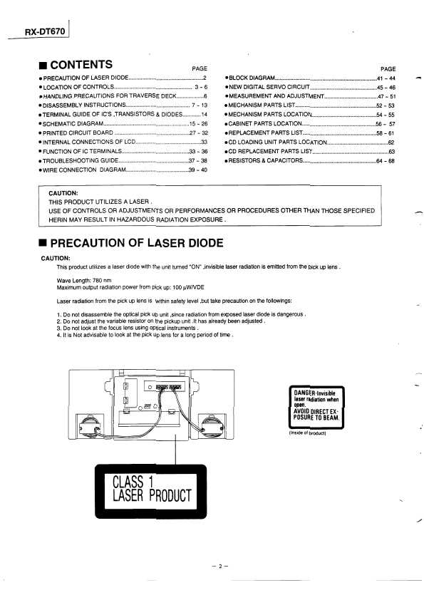 Panasonic rx dt75 схема