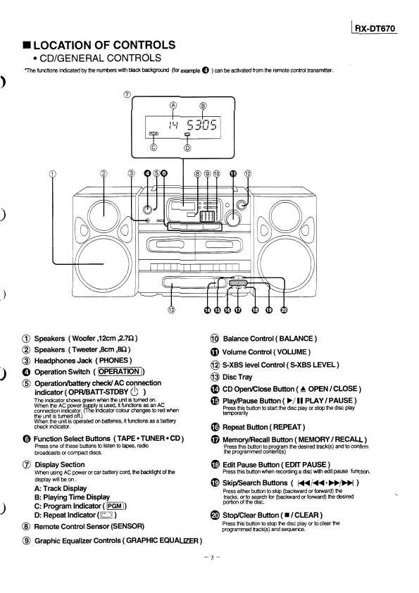 Сервисная инструкция Panasonic RX-DT670