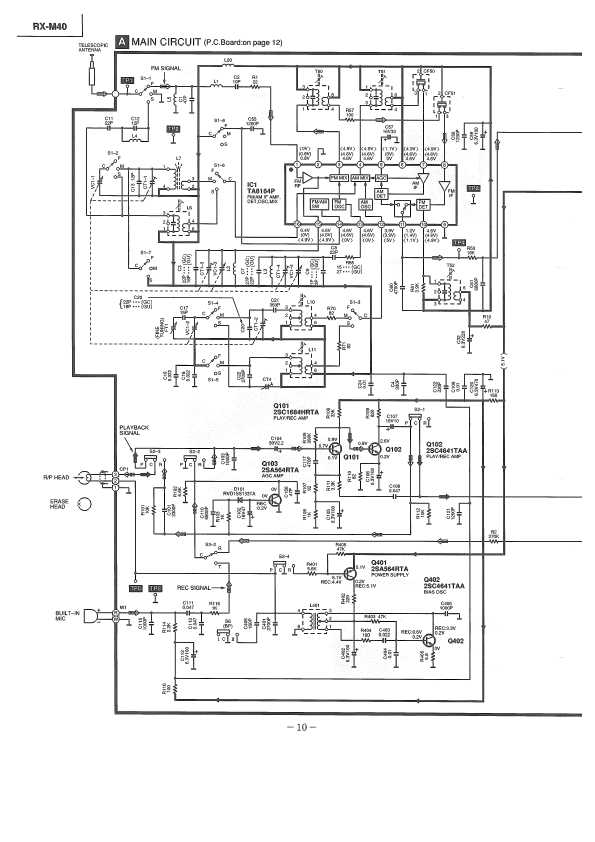 Сервисная инструкция Panasonic RX-M40