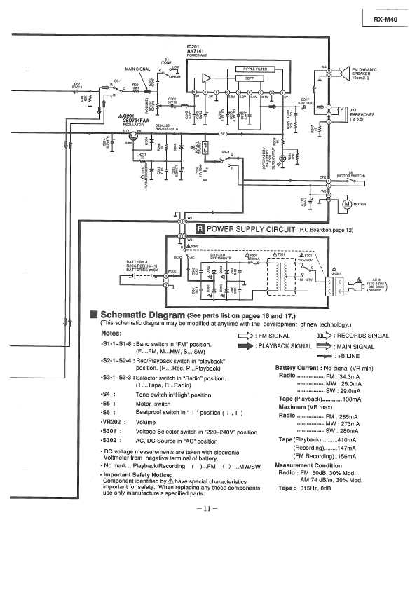 Сервисная инструкция Panasonic RX-M40