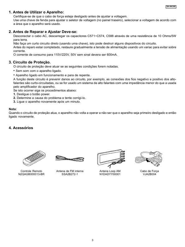 Сервисная инструкция Panasonic SA-AK300