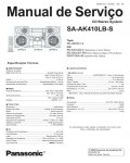 Сервисная инструкция Panasonic SA-AK410LB-S