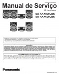 Сервисная инструкция PANASONIC SA-AKX600LBK, AKX800LBK