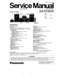 Сервисная инструкция Panasonic SA-EH60X