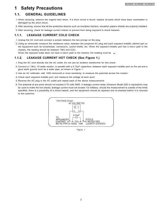 Сервисная инструкция Panasonic SA-PM54E, EB, EG