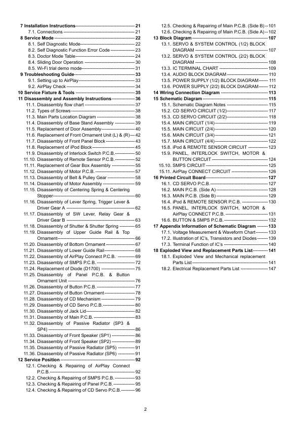 Сервисная инструкция Panasonic SC-HC57PC