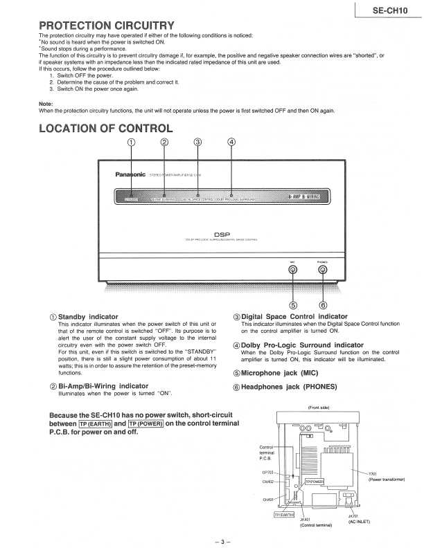 Сервисная инструкция Panasonic SE-CH10