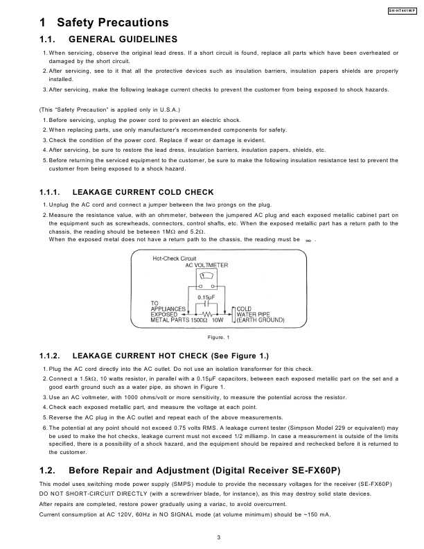 Сервисная инструкция Panasonic SH-HT441WP