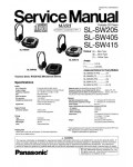 Сервисная инструкция Panasonic SL-SW205, SL-SW405, SL-SW415