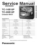 Сервисная инструкция Panasonic TC-14B10P, TC-20B10P, MX5Y-Chassis