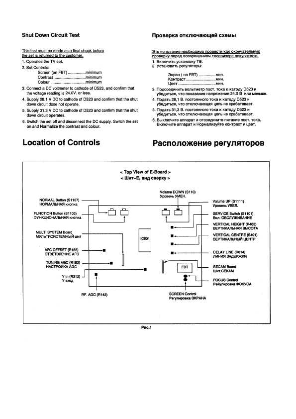 Сервисная инструкция Panasonic TC-14L3R, MX-1A-Chassis