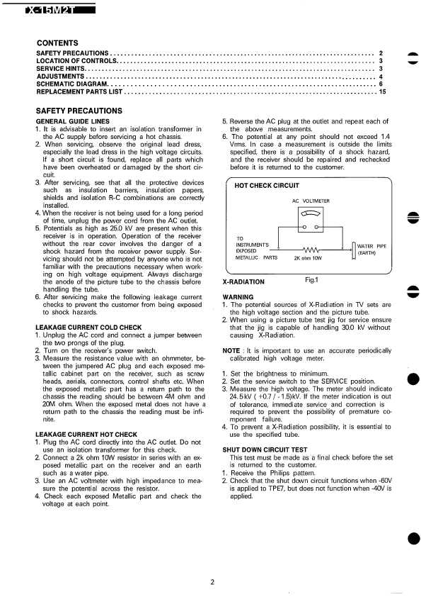 Сервисная инструкция Panasonic TC-15M2T, Z-4-Chassis