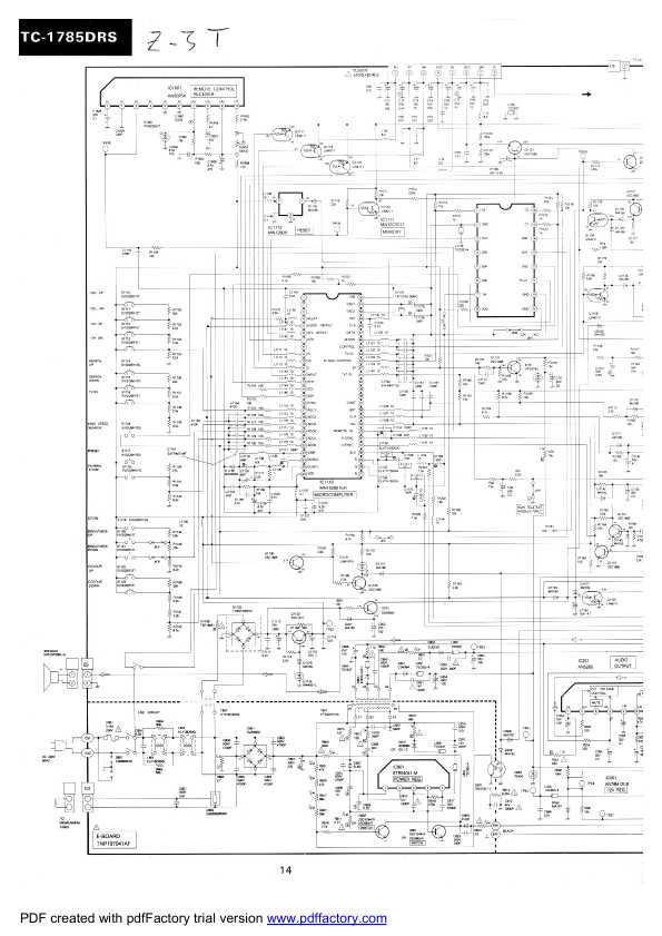 Сервисная инструкция Panasonic TC-1785DRS, Z3T-Chassis