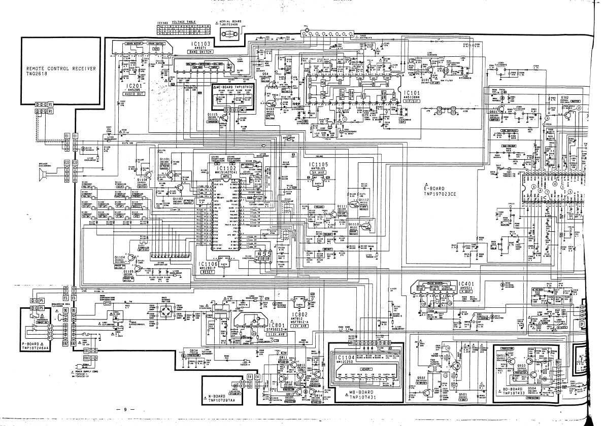 Схема tv panasonic tc 21l3r