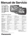 Сервисная инструкция Panasonic TC-20G11A, TC-20G11P, TC-29G11A