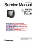 Сервисная инструкция Panasonic TC-21S1, TC-21S10R, TC-2105RT, MX-3-Chassis