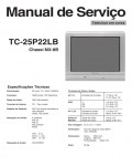 Сервисная инструкция Panasonic TC-25P22LB, MX-8B-Chassis