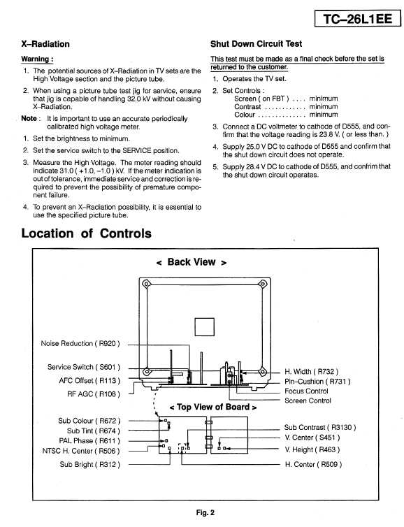 Сервисная инструкция Panasonic TC-26L1EE