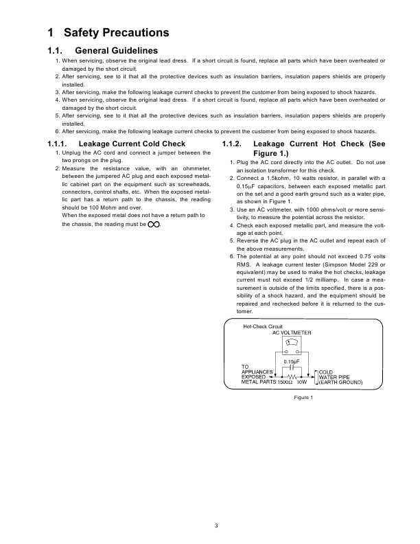 Сервисная инструкция Panasonic TC-L32, TC-L37G1, LH91 chassis