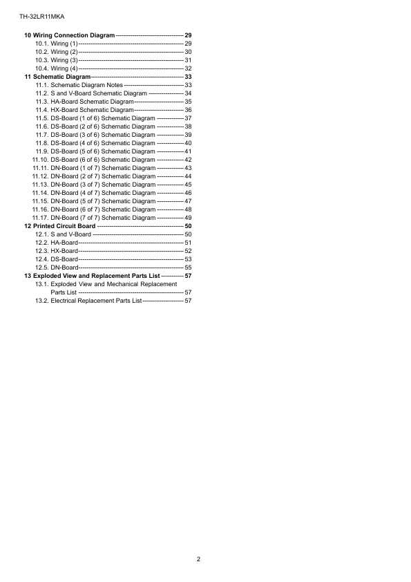 Сервисная инструкция Panasonic TH-32LR11MKA