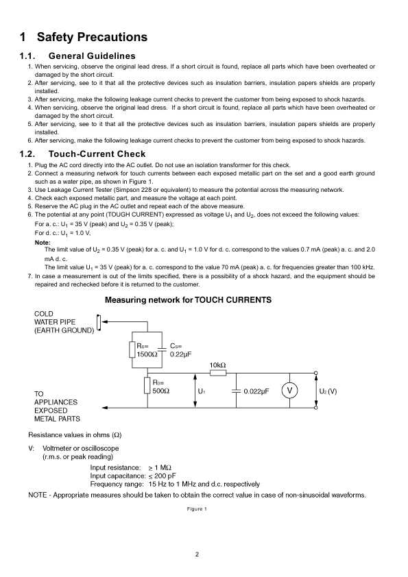 Сервисная инструкция Panasonic TH-37PV8P, TH-42PV8P