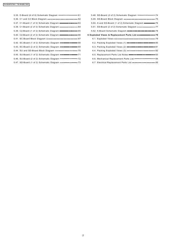 Сервисная инструкция Panasonic TH-R42PV7KH, TH-R42EL7KS GPH10DE