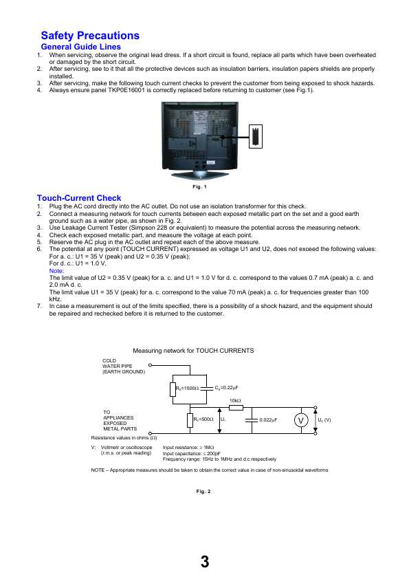 Сервисная инструкция Panasonic TX-20LA80F, TX-20LA80FS, шасси GLP21L