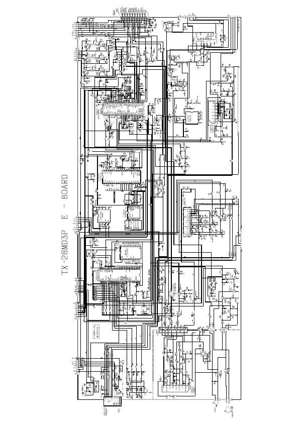 Сервисная инструкция Panasonic TX-21MD3P, TX-25MD3P, TX-28MD3P