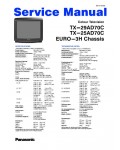Сервисная инструкция Panasonic TX-25AD70C, TX-29AD70C EURO-3H
