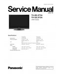Сервисная инструкция Panasonic TX-26LX75A, TX-32LX75A