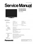 Сервисная инструкция Panasonic TX-26LXD70A, TX-32LXD70A