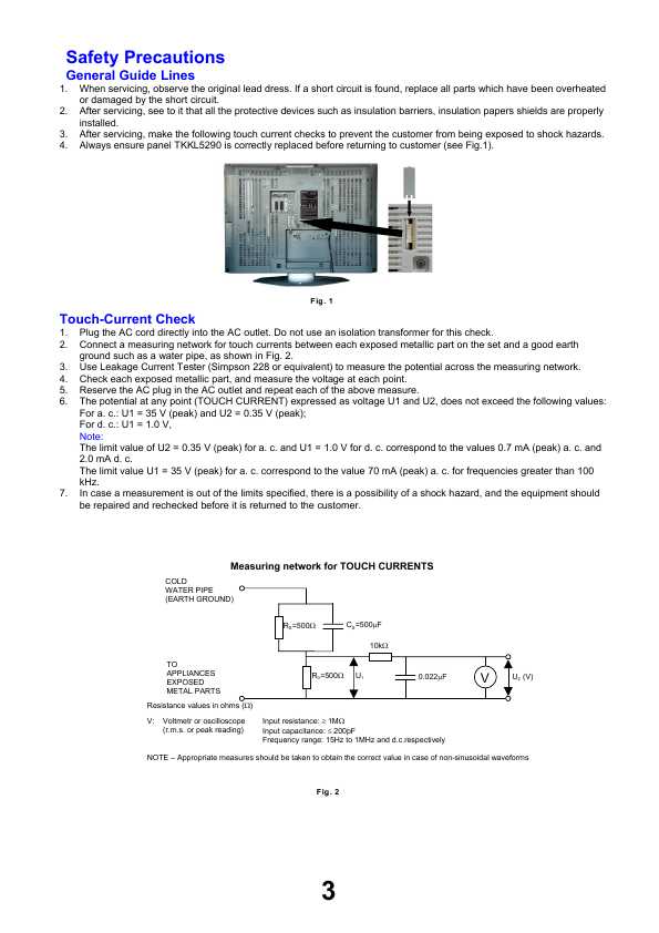 Сервисная инструкция Panasonic TX-26LX60F, TX-32LX60F