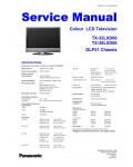 Сервисная инструкция Panasonic TX-26LXD60, TX-32LXD60 GLP21
