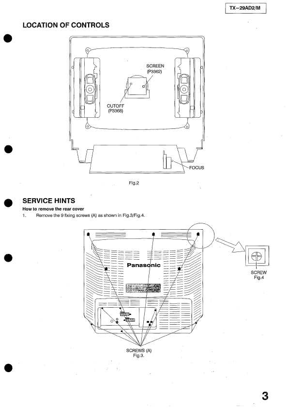 Сервисная инструкция Panasonic TX-29AD2