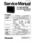 Сервисная инструкция Panasonic TX-29P100, TX-33P100