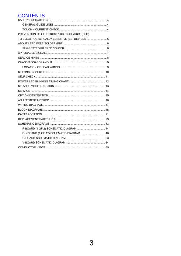 Сервисная инструкция Panasonic TX-32LMD70, TX-32LMD71, TX-32LMD72, GLP22M