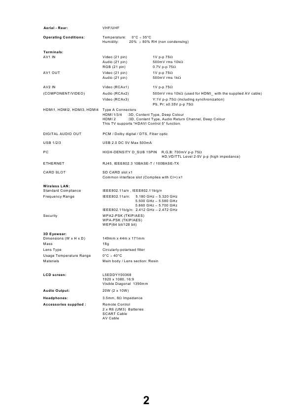 Сервисная инструкция Panasonic TX-L55ET5E LA35