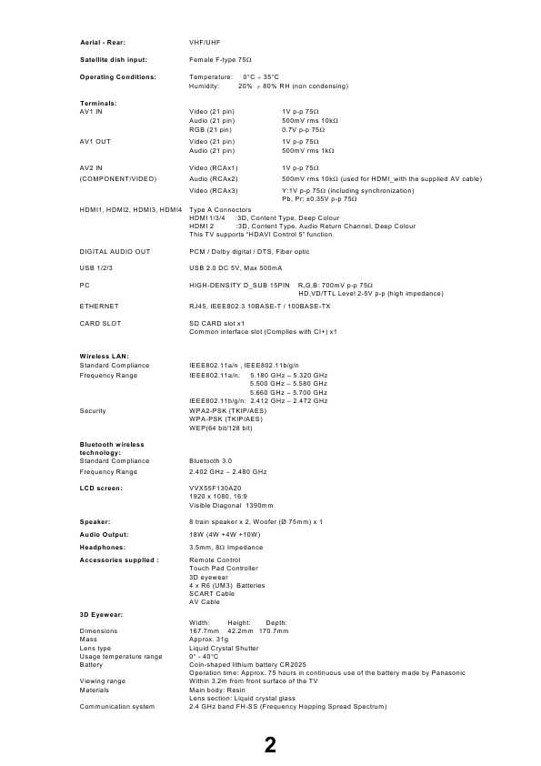 Сервисная инструкция Panasonic TX-L55WT50 LA34