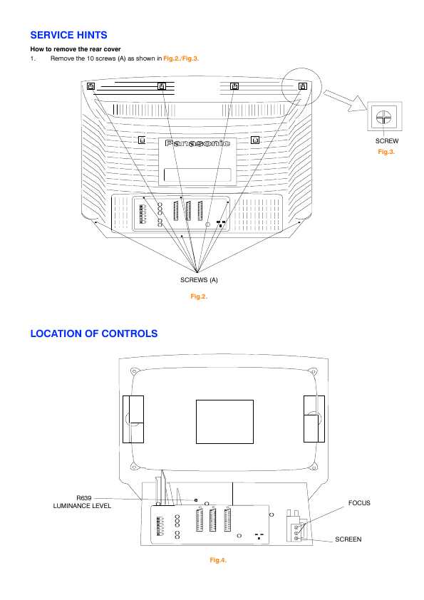 Сервисная инструкция Panasonic TX-W36D3DP